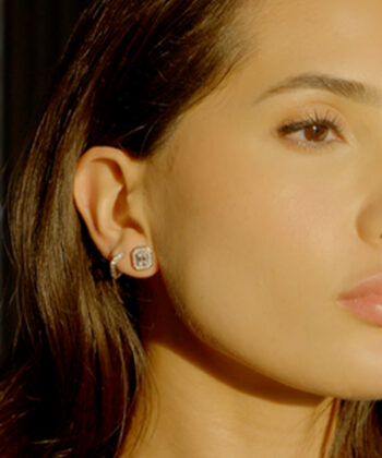 Edge Diamond Earrings