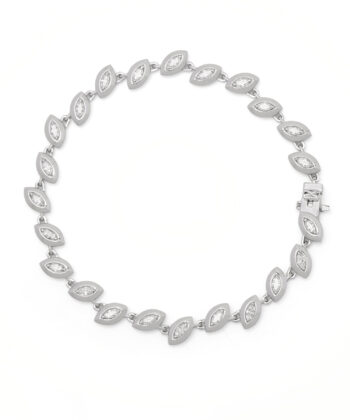 Crescent Tennis Bracelet