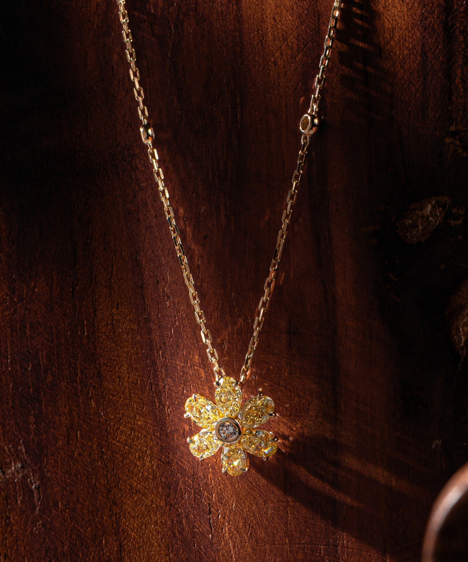 Golden Petal Necklace 2