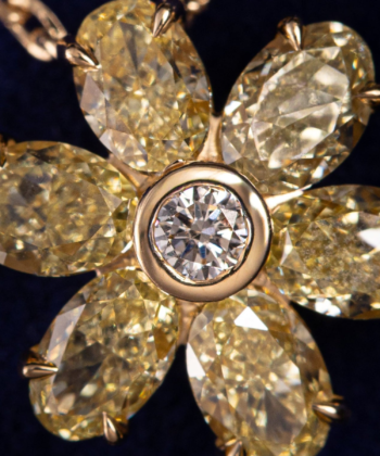 Golden Petal Necklace