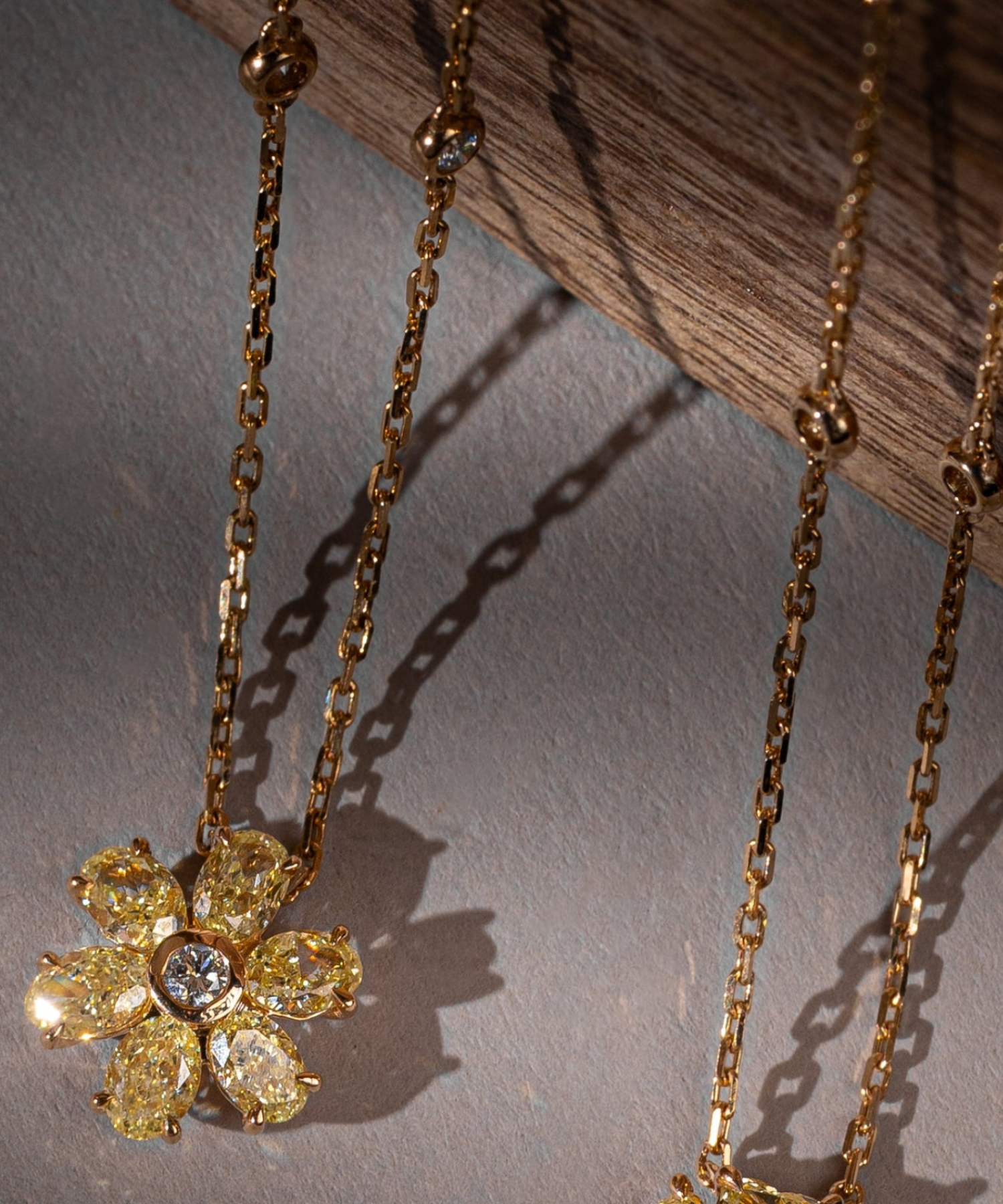 Golden Petal Necklace