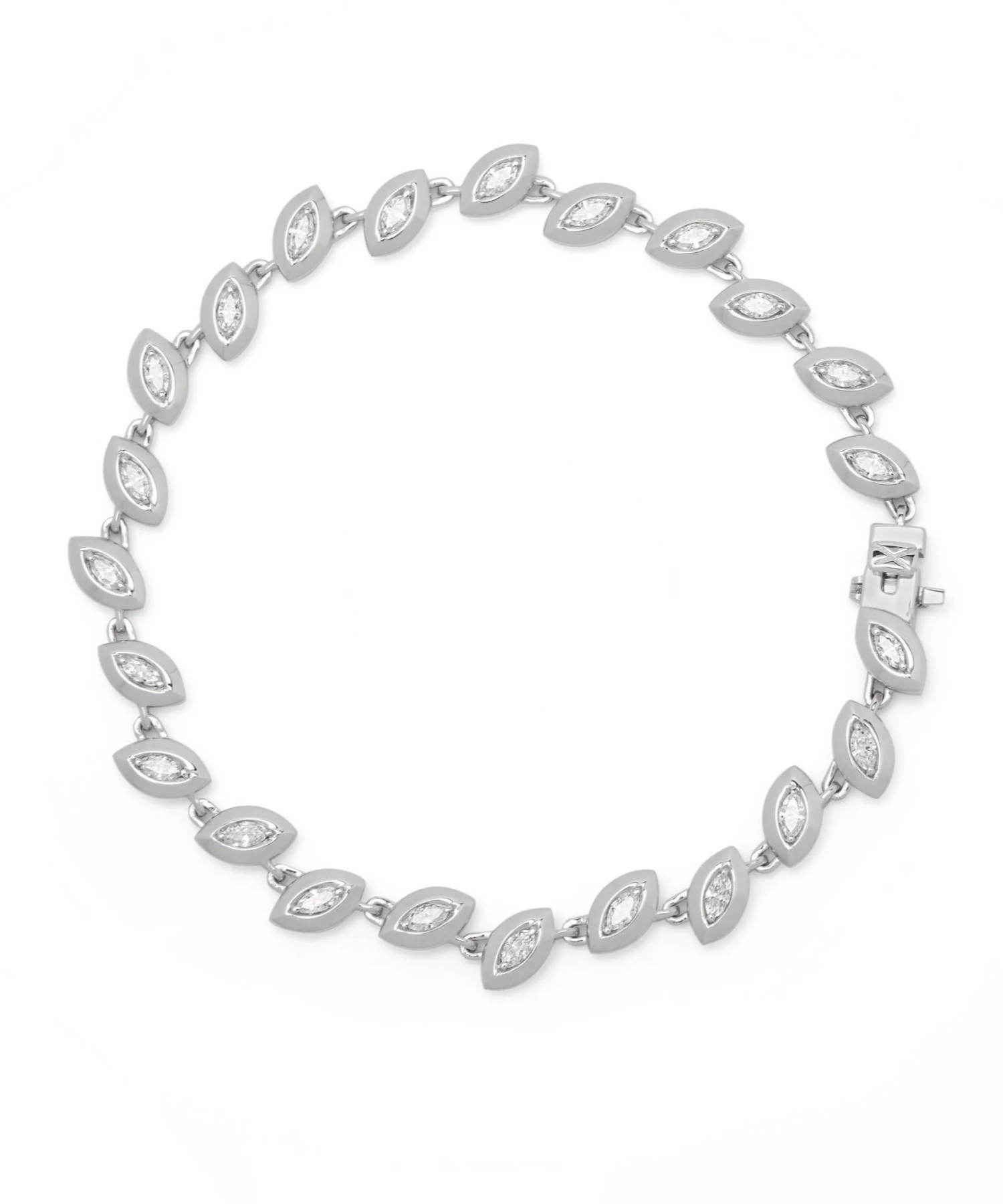 Crescent Tennis Bracelet