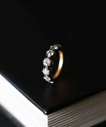 Eclipse Half Eternity Band