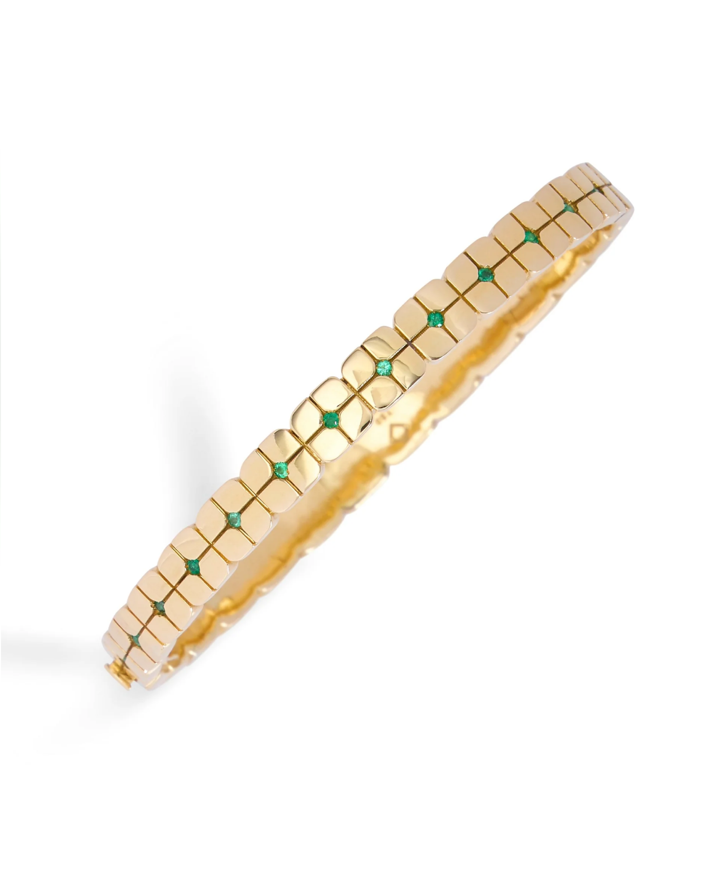 Petit Logograph Emerald Bangle 1