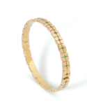Petit Logograph Emerald Bangle 4