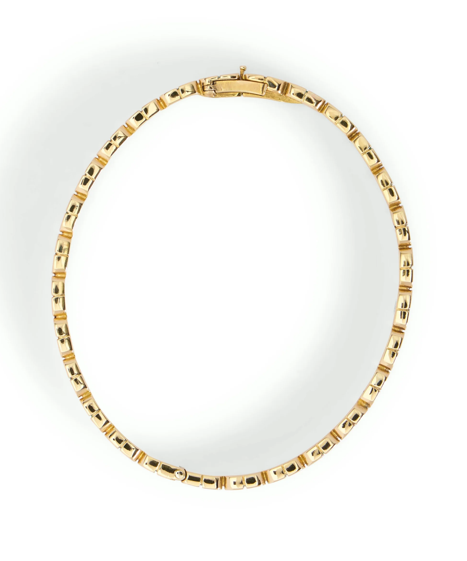 Petit Logograph Emerald Bangle 3