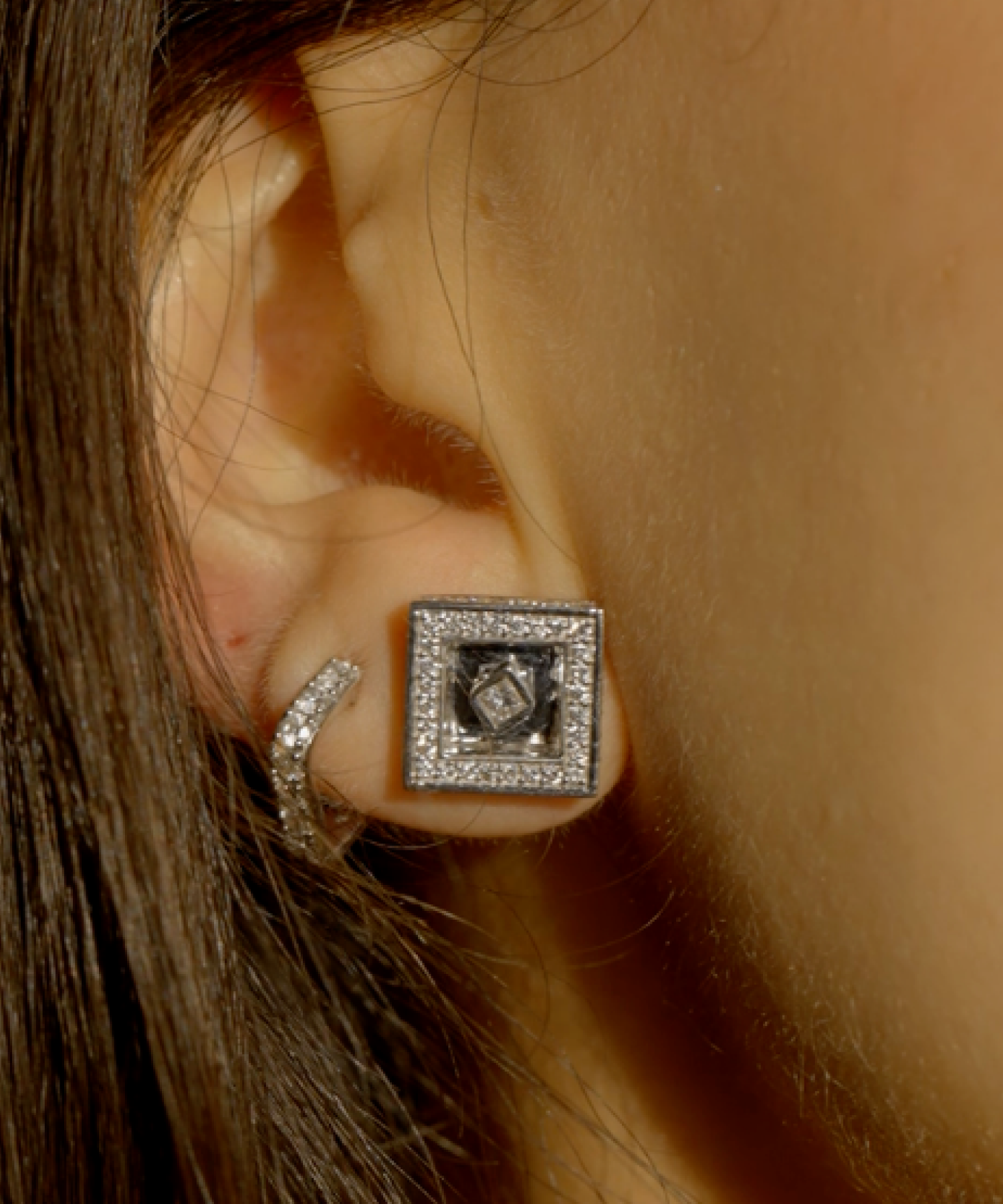 Prism Diamond Earrings 2
