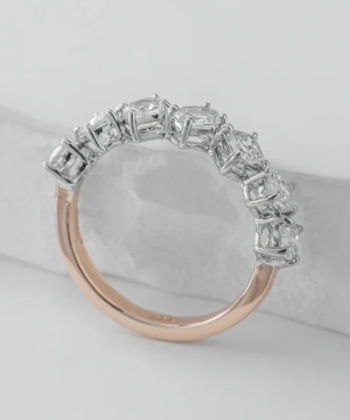 The Cascade Half Eternity Band